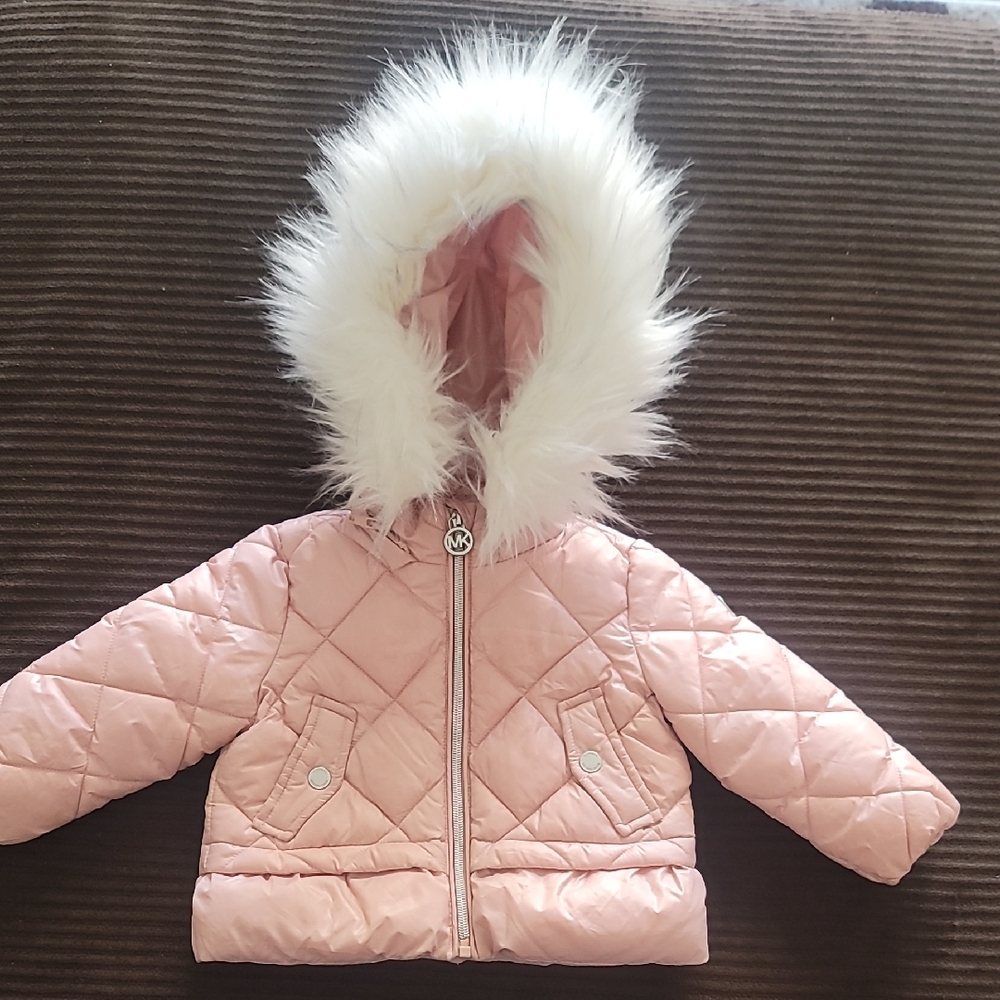 Michael Kors Blush Quilted Jacket
